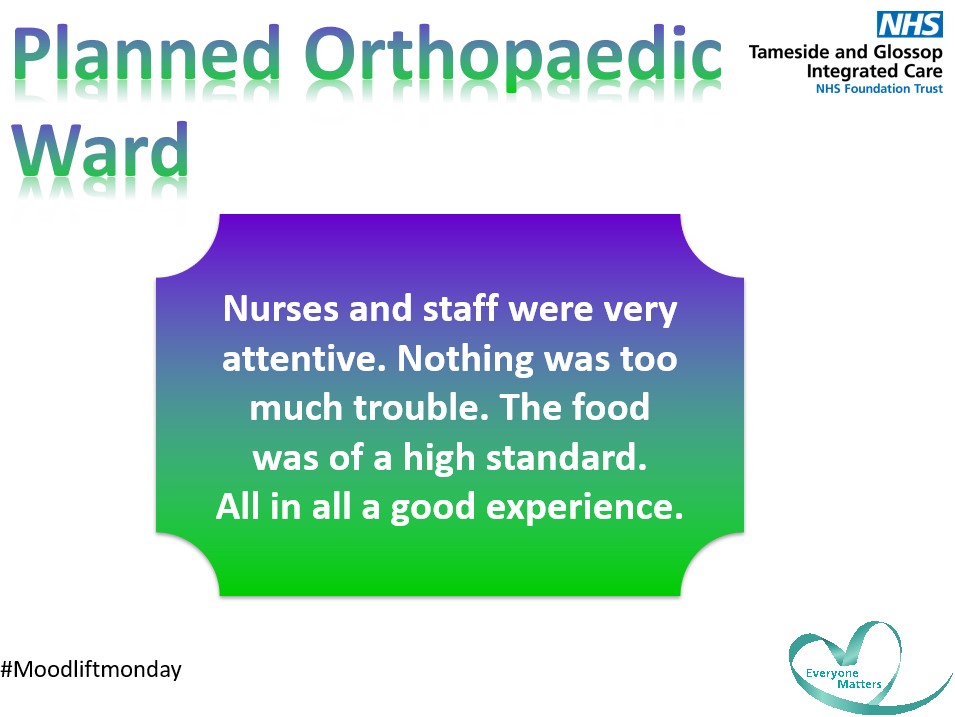 The Patient Experience Team (@tgicftptexp) on Twitter photo Another week, another chance to beam with pride at the lovely comments left about our teams and services on #Moodliftmonday
<a href="/SusieR1/">Sue💙</a> <a href="/tracycamps/">Tracy Campbell</a> <a href="/NicolaFirth6/">Nicola Firth</a> <a href="/GraceWall/">Grace Wall💙</a> <a href="/Kkgoods1/">Kerry Goodson</a> <a href="/JanetCordwell/">Janet cordwellharmer</a> <a href="/kerryreede/">Kerry Reede Field</a> <a href="/SCamkin/">Sharon Camkin</a> <a href="/courtenay16/">Courtenay Lomax</a> <a href="/yin_yan1/">Anya🐝💛🖤</a> <a href="/amakepeace1/">antony makepeace</a> <a href="/UC_tgicft/">UrgentCare_TGICFT</a> <a href="/wildman_melanie/">Melanie wildman</a> Another week, another chance to beam with pride at the lovely comments left about our teams and services on #Moodliftmonday
<a href="/SusieR1/">Sue💙</a> <a href="/tracycamps/">Tracy Campbell</a> <a href="/NicolaFirth6/">Nicola Firth</a> <a href="/GraceWall/">Grace Wall💙</a> <a href="/Kkgoods1/">Kerry Goodson</a> <a href="/JanetCordwell/">Janet cordwellharmer</a> <a href="/kerryreede/">Kerry Reede Field</a> <a href="/SCamkin/">Sharon Camkin</a> <a href="/courtenay16/">Courtenay Lomax</a> <a href="/yin_yan1/">Anya🐝💛🖤</a> <a href="/amakepeace1/">antony makepeace</a> <a href="/UC_tgicft/">UrgentCare_TGICFT</a> <a href="/wildman_melanie/">Melanie wildman</a>