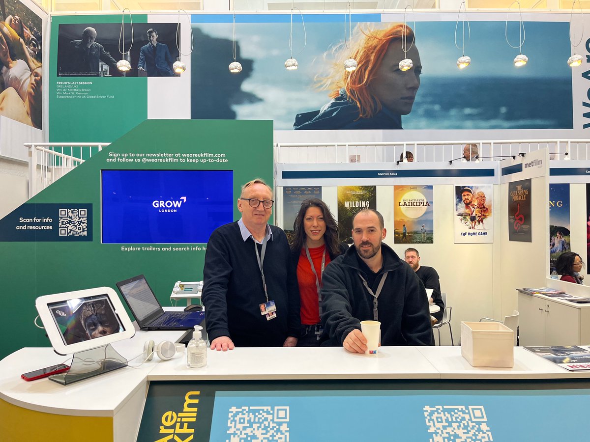 filminuk_BFC's tweet photo. The British Film Commission team are at @berlinale this weekend, representing the UK nations and regions at the European Film Market.

If you spot us at Gropius Bau, make some to come and say hello! https://t.co/ppy3sdmmjl