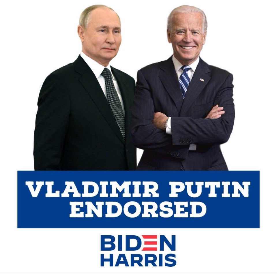 MichaelBowers's tweet photo. Biden / Putin 2024 https://t.co/S3tFFVf4yq