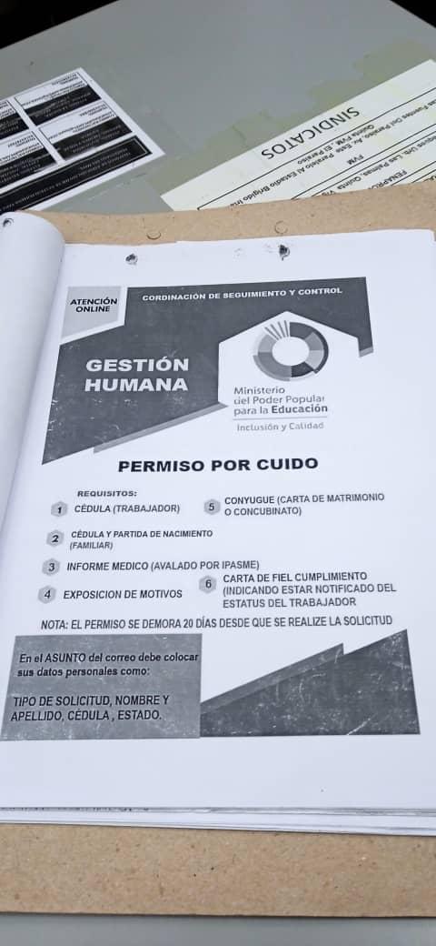 Permiso por Cuido