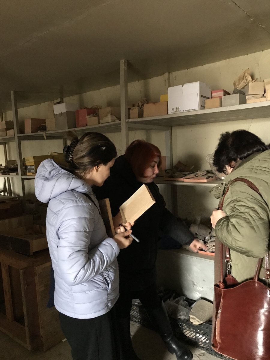blueshieldgeo's tweet photo. 🔵Within the framework of the GNCBS project, the study of the conditions in the museums of Kaspi is underway. Study of museum furniture and storage materials was conducted and items unsuitable for storing collections were identified. 

The project is funded by @ALIPHFoundation https://t.co/DcPbMC5afp
