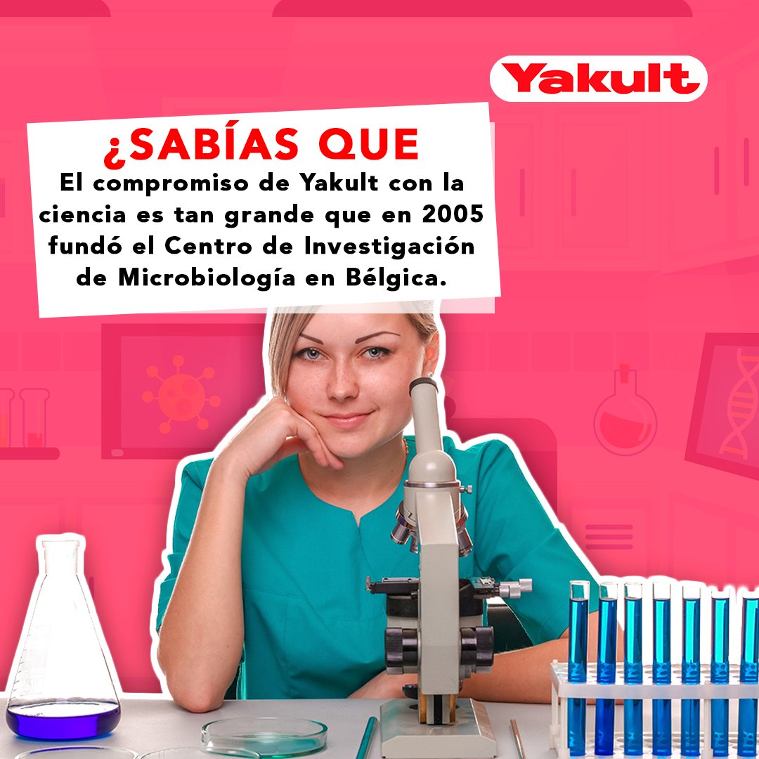 yakultoficial's tweet photo. 🥛 ¡Más de 18 años investigando los orígenes y desarrollo de los Lactobacillus casei Shirota para el beneficio de tu salud! 🇧🇪
#YakultMéxico #EnTodoMomento #YakultMeCaesMuyBien #biodegradables #mexico #empresaresponsable https://t.co/OVRDP2XXr3