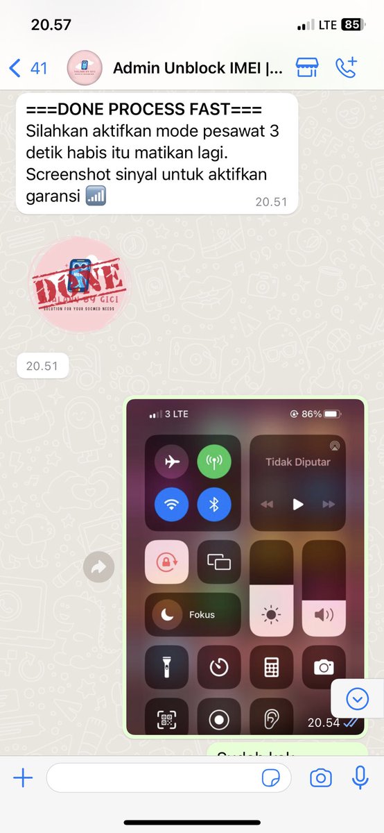 jjkookcell's tweet photo. Mau saranin semua orang buat unblock imei ke sini @jualannbygici aja karena prosesnya cepet banget, kakaknya juga ramah dan pastinya amanah. Testi dari diriku sendiri nihh, cuma sejam udah balik lagi jaringannya. Payafter pun ngga ada fee tambahan. Mantap! Super recommended https://t.co/LaEUzPxoVe