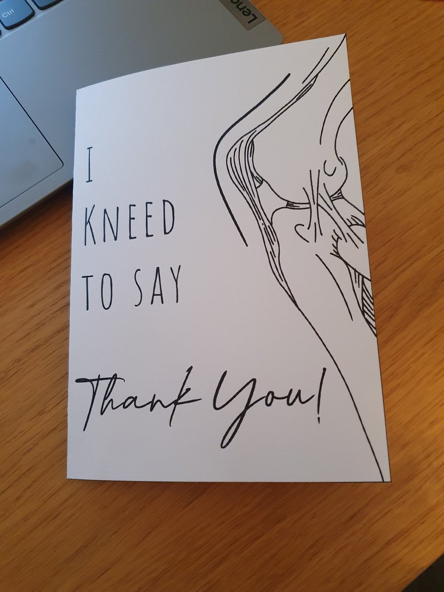 chlobrew's tweet photo. Of course it's the end of my MSK Placement and I had to get the team an MSK-themed thank you card! 😄😁 https://t.co/mL7Ppwxr1X