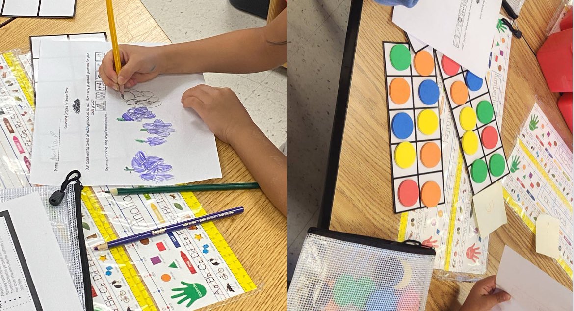 completemath's tweet image. Completing this week #lessonstudy with @Herndon_ES kindergarten on counting grapes to be healthy with the “eat more fruits”campaign! Thx Ms Silva &amp;amp; her Spanish Immersion class for sharing the “fruitful”mathematical paths you took to solve the problem! #mathmodeling #mathstrength