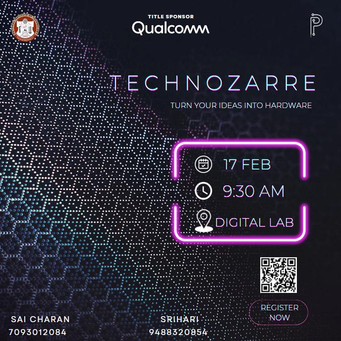 probe_nitt's tweet photo. Get ready for an electrifying adventure with TECHNOZARRE - a captivating event that will challenge you to think out of the box! Brace yourselves for two thrilling rounds of competition that will push your problem-solving skills to the limit. https://t.co/aiWhQ3LsNo