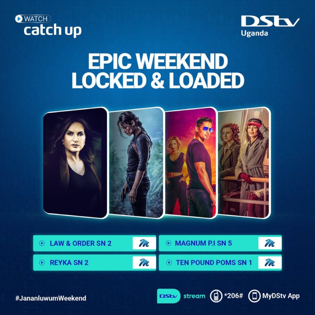 rahmk12's tweet image. Friday?, 

@DStvUganda has the perfect plot w/ some exciting series to catch up!🍿💯

Stay connected to DStv via mydstv.onelink.me/vGln/jpydur7r and get stepped to the next higher package for FREE!

#ItsYourMoment