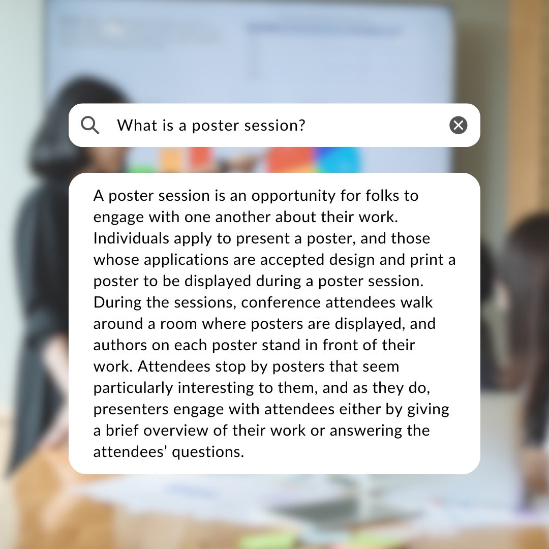 APBS_studentplc's tweet image. Who’s bringing a poster to APBS?! Need some support with the details or even getting started? Look no further than! Poster sessions are a great way to share your work and talk with other attendees. #APBS #PBIS @theAPBS @APBSEarlyCareer
