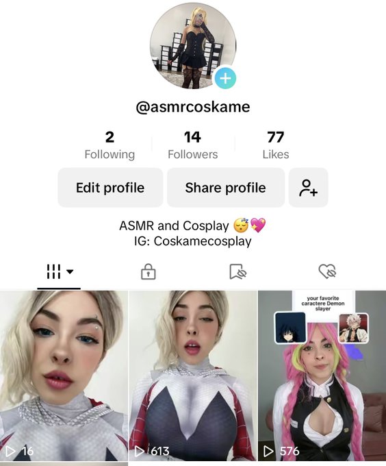 Follow my ASMR TikTok ⤵️  https://t.co/VPYoTlms8C https://t.co/8wR5CfiFoc<a href="/tag/worlds2023"class="tags"><span>#worlds2023</span></a>