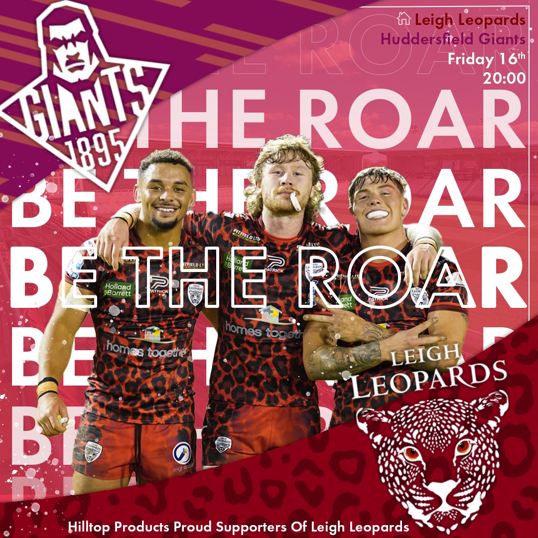 Wishing Leigh the best of luck this season we will be keeping an eye out for their results and hope to see even more success this year!

#leigh #rugby #rugbyleague #superleague #leighleopards #leopards #huddersfield #giants #wemberleigh