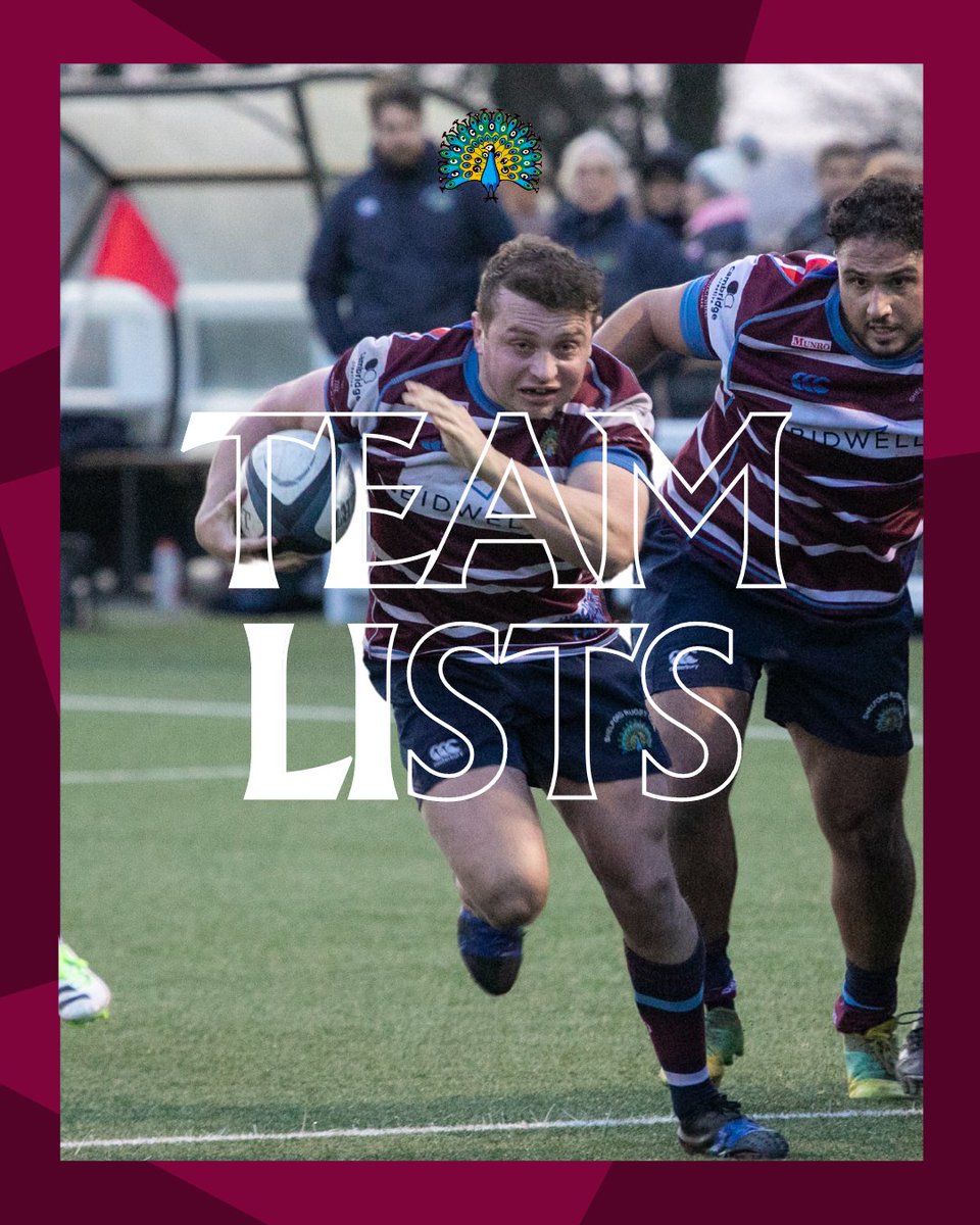 ShelfordRugby's tweet photo. Here is how our 3 Men's teams are lining up for tomorrow's matches!!
Milo is chasing down that 200th 1st XV cap to join the very exclusive #doublecenturion club, 3 of which will be playing alongside him tomorrow 
#oneclub #clubmen #peacocks🦚❤️

#matchday #pride #peacockfamily https://t.co/zus80OkOdB