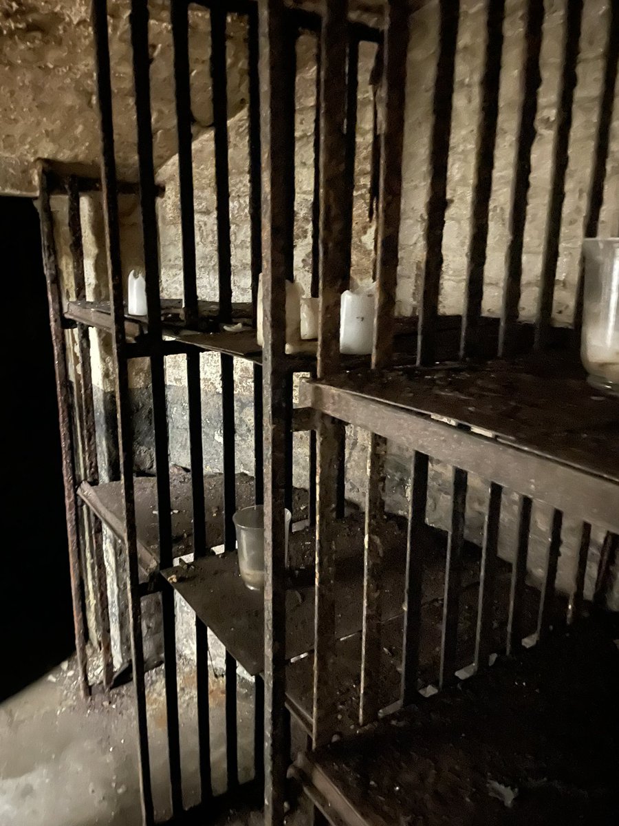 spursupp's tweet photo. Old Newgate prison cells at the viaduct tavern ask nicely they take you down https://t.co/wUdzdVvrJR