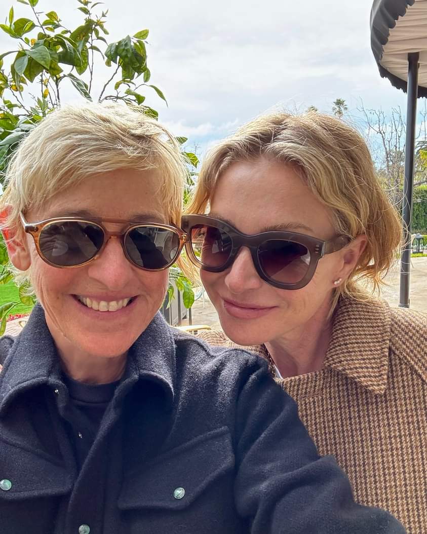 1atlanticcity's tweet image. #EllenDegeneres with her wife #PortiadeRossi