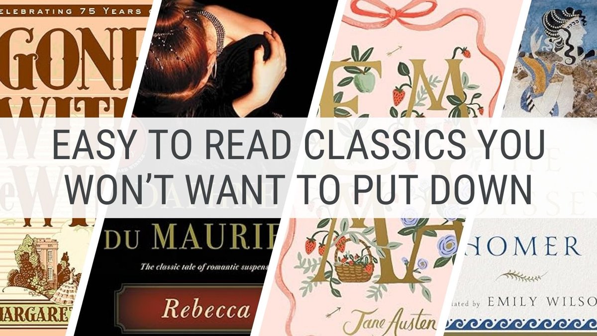 forthejoyofbook's tweet photo. Is there such a thing as an easy to read classic novel? We shy away from classic literature because we are afraid it’s going to be oring with a capital B or be painful to read. Here are 30 easy to #readclassics you will be glad you read. https://t.co/p37wmQAUEN https://t.co/m4oZmA8nmc