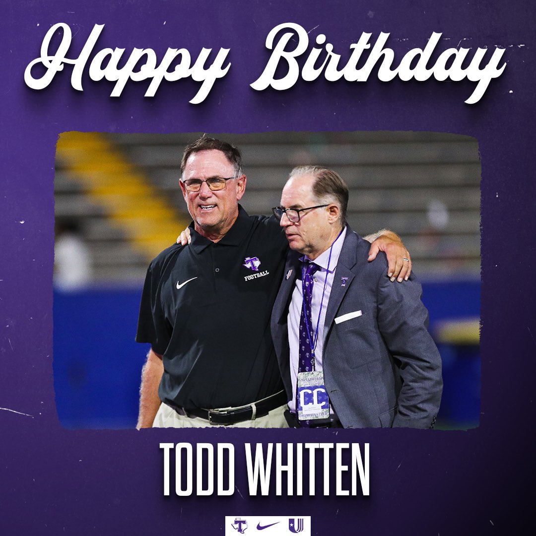 Happy birthday to the UAC Coach of the Year Todd Whitten!