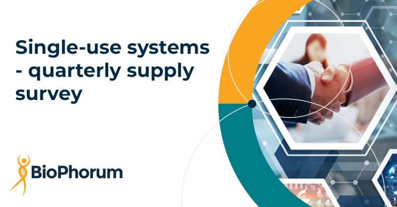 BioPhorum has just released their Fourth Quarterly Supply Survey. 
 
Please consider taking part in this important industry collaboration!

bit.ly/3UIWoW9
 
There are nine questions, and it is estimated that it will take less than 10 minutes to complete.
 
#qosina