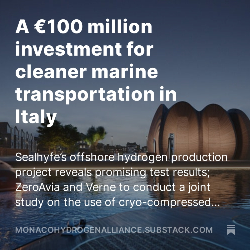 Check out this month's Hydrogen Mobility News, read about the latest innovations, partnerships and large-scale financing.

open.substack.com/pub/monacohydr…