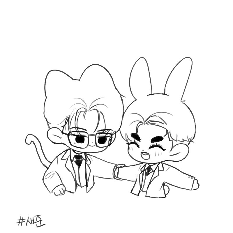 여행갔다가 심심해서(?) 그린 새준,,,,
오랜만에 그렸어여