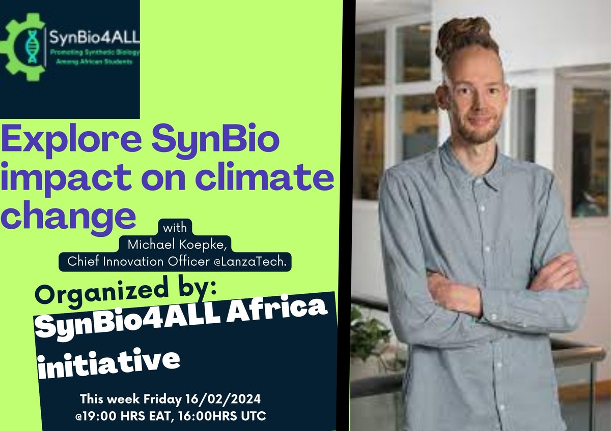 katosebunya1's tweet photo. ⏳ Only 1 hour and 45 minutes left until our event! Don't miss out on this opportunity to join us and learn from industry experts. Register now: https://t.co/b7H7epEiFO
#Countdown #SynBio4ALL https://t.co/6RTW9I1HPs