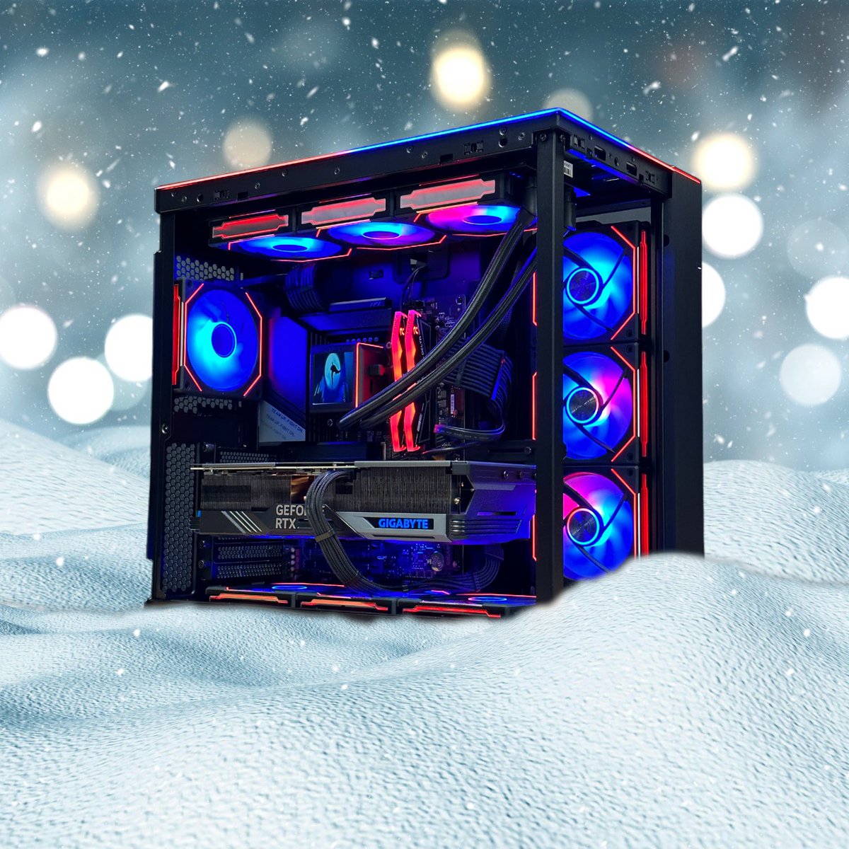 "Embrace the winter vibes across the US this weekend ❄️! Cozy up to your gaming PC and stay toasty 🎮🔥