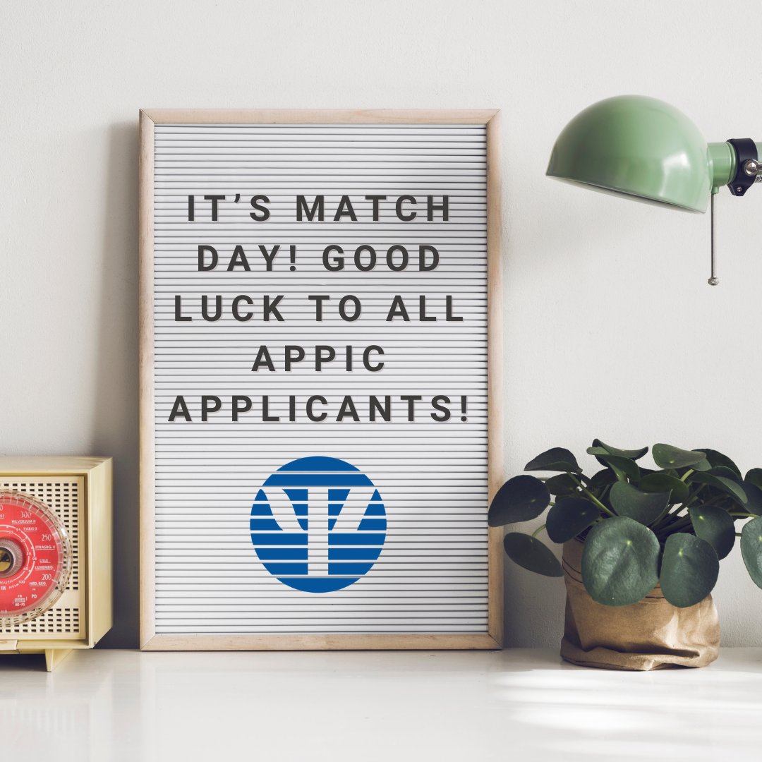 Hoping all #APPIC applicants hear some good news today! #APPICMatch #APAGS