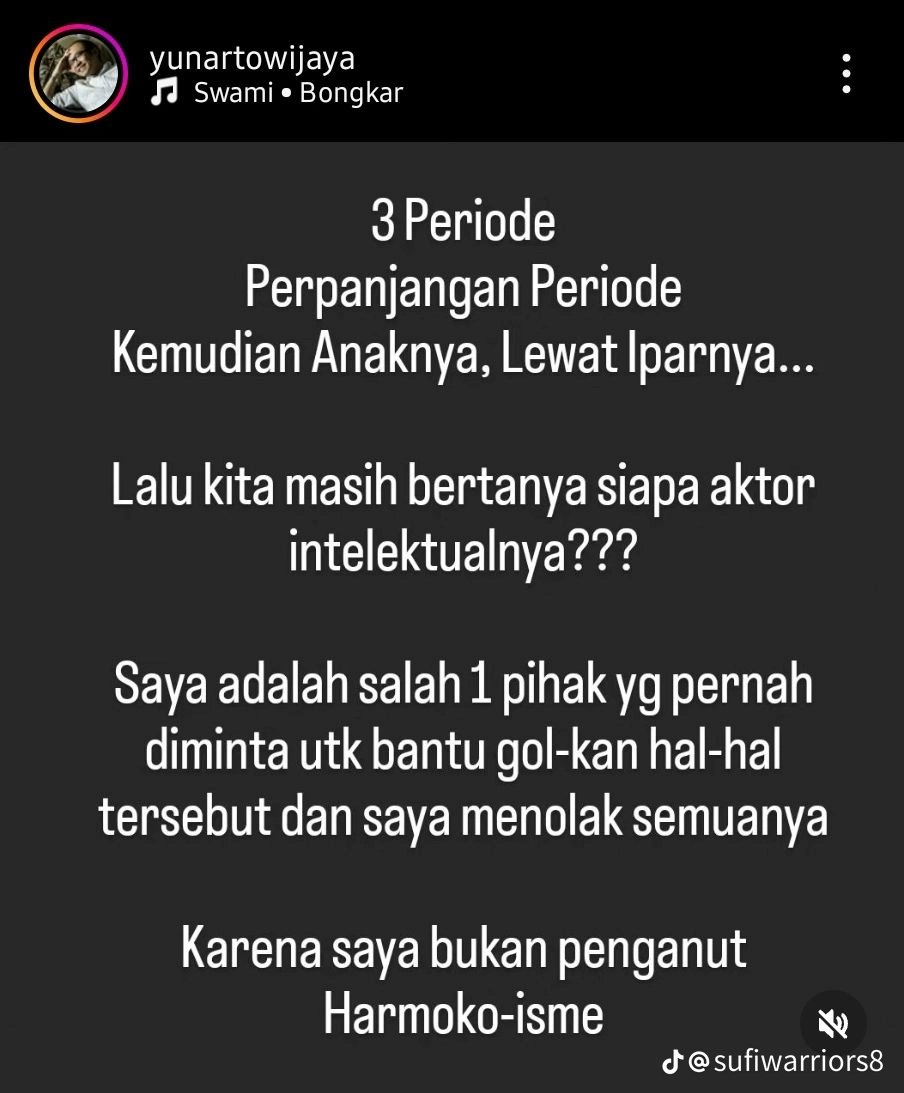 Siappaun pendukun 02 yang komen di status aku pasti akan aku sambut dengan riang gembira ,dengan teriakan okeeeegasssss.....okeeeegasssssss
#tolakHASILpemiluCURANG #TolakPemiluCurang
#TolakKecuranganPemilu2024