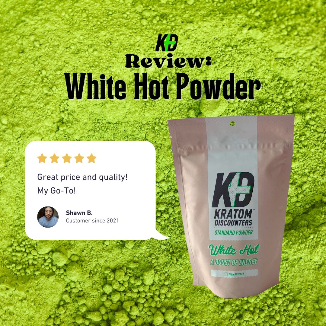 Start your day with a boost! White Hot Powder delivers energy like no other. #Kratom #kratomsaveslives