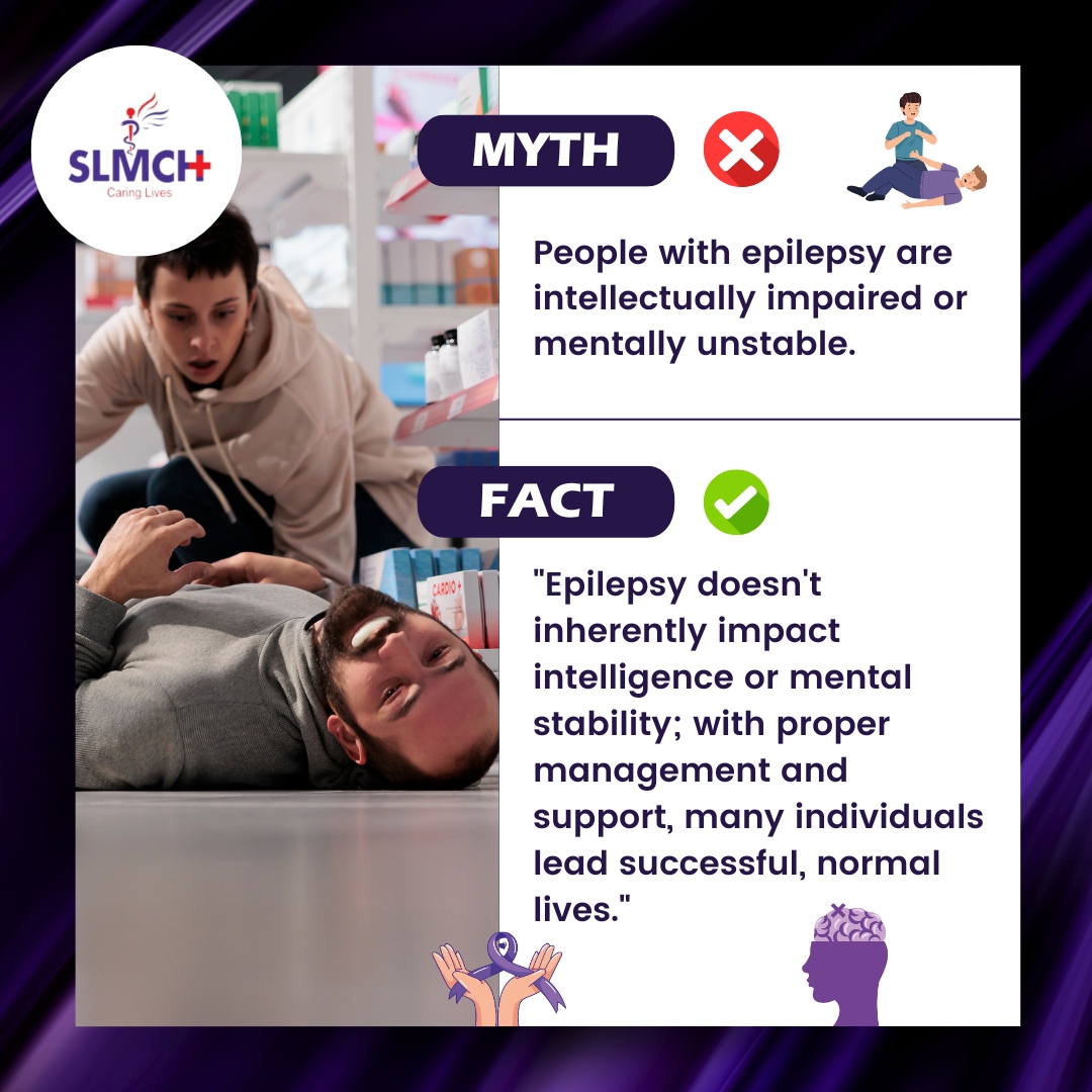 Myth & Fact about Epilepsy.

#SLMCH #srilalithambigai #savinglives #MGRERI #DRMGR #mythandfact #EpilepsyAwareness #TreatmentAccess #Misdiagnosis #CareChallenges #SupportNeeded #EpilepsyCare #HealthcareBarriers #PatientAdvocacy #CaregiverSupport #AwarenessMatters