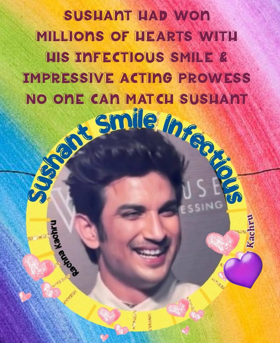 Rachna Kachru 🇮🇳 Celebrate Sushant Everyday❤️🦋 tweet media