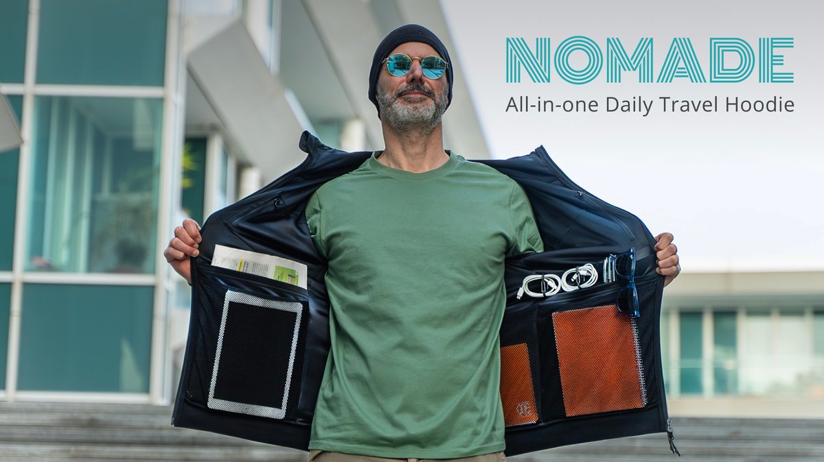 We are Back! Do not miss Nomade Hoodie Kickstarter Campaign Early Access, Get Notified on Launch 🚀 
kickstarter.com/projects/levan…

#Kickstarter #crowdfunding #Hoodies #pocket