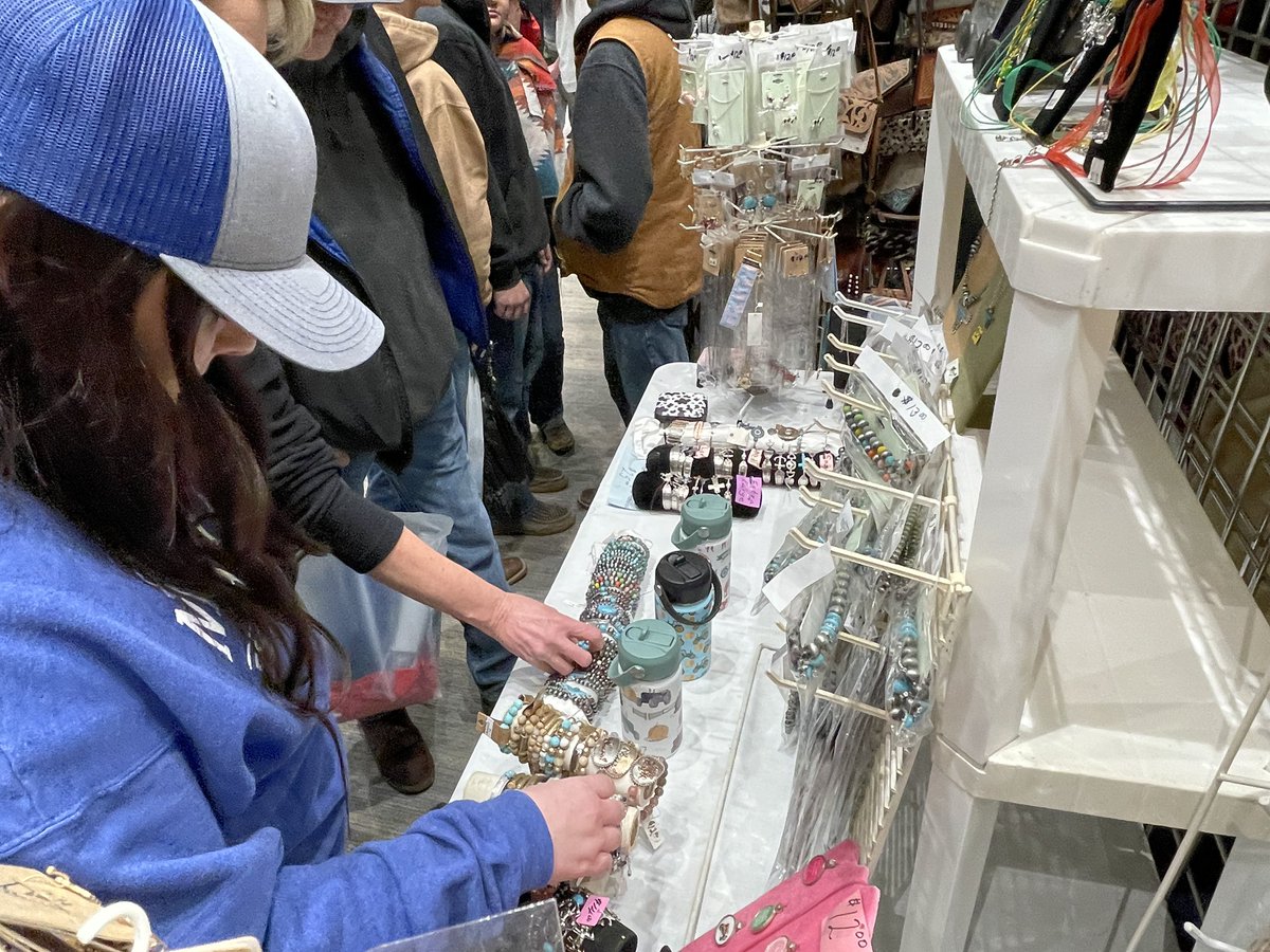 KYNFMS's tweet photo. Looking to buy something a little more inexpensive than a full size tractor? How about a toy tractor? Visit the Gift & Craft Market for all your toys, trinkets, and more! #KyNFMS https://t.co/XwxWagse90