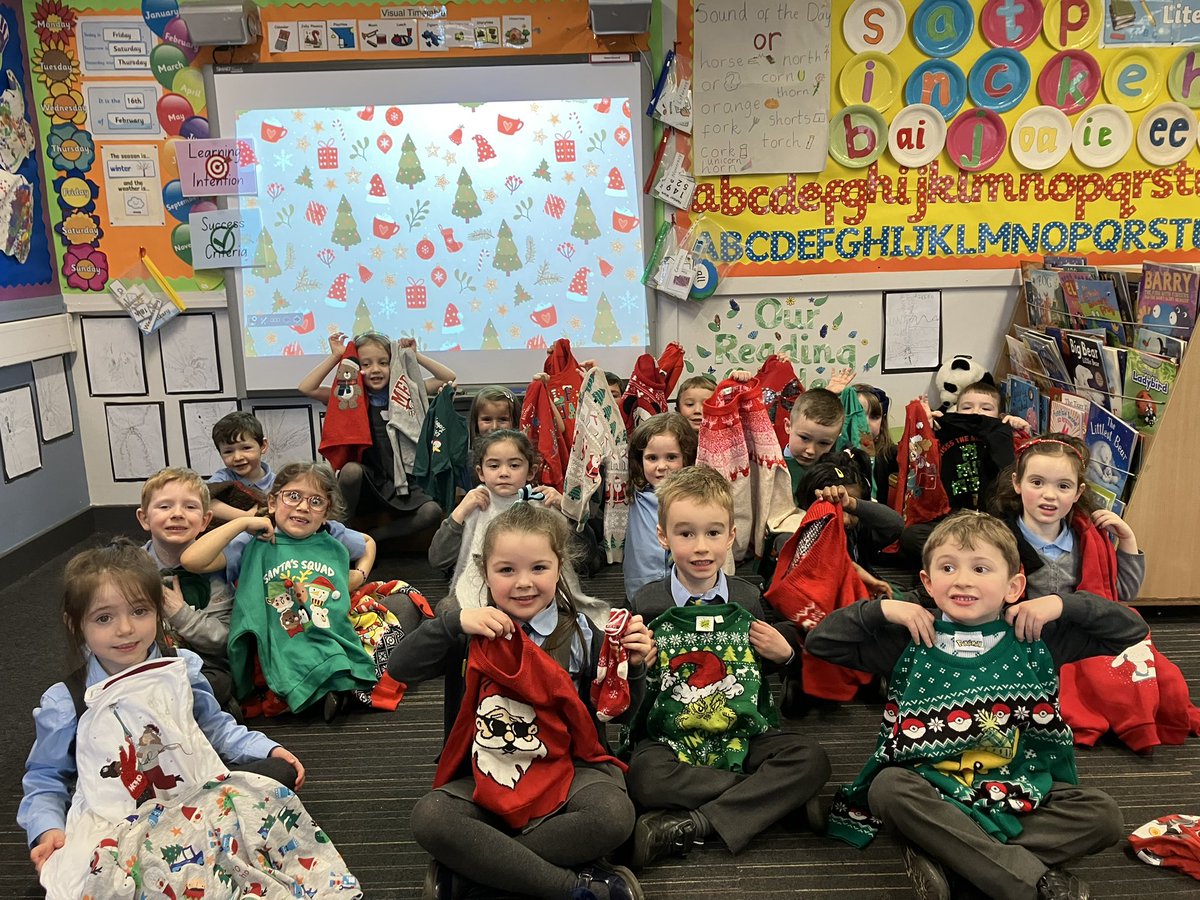 OLRprimary's tweet photo. Well done to p1a eco committee! ♻️ 👏🏼 they have been doing a Christmas jumper drive &amp; have collected over 40 jumpers so we can have a swap shop at our 2024 Christmas fayre!! 🎅🏽 🎄 #learningforabetterworld If anyone else has jumpers at home we are happy to add to our collection! https://t.co/MfkbCwuYbn