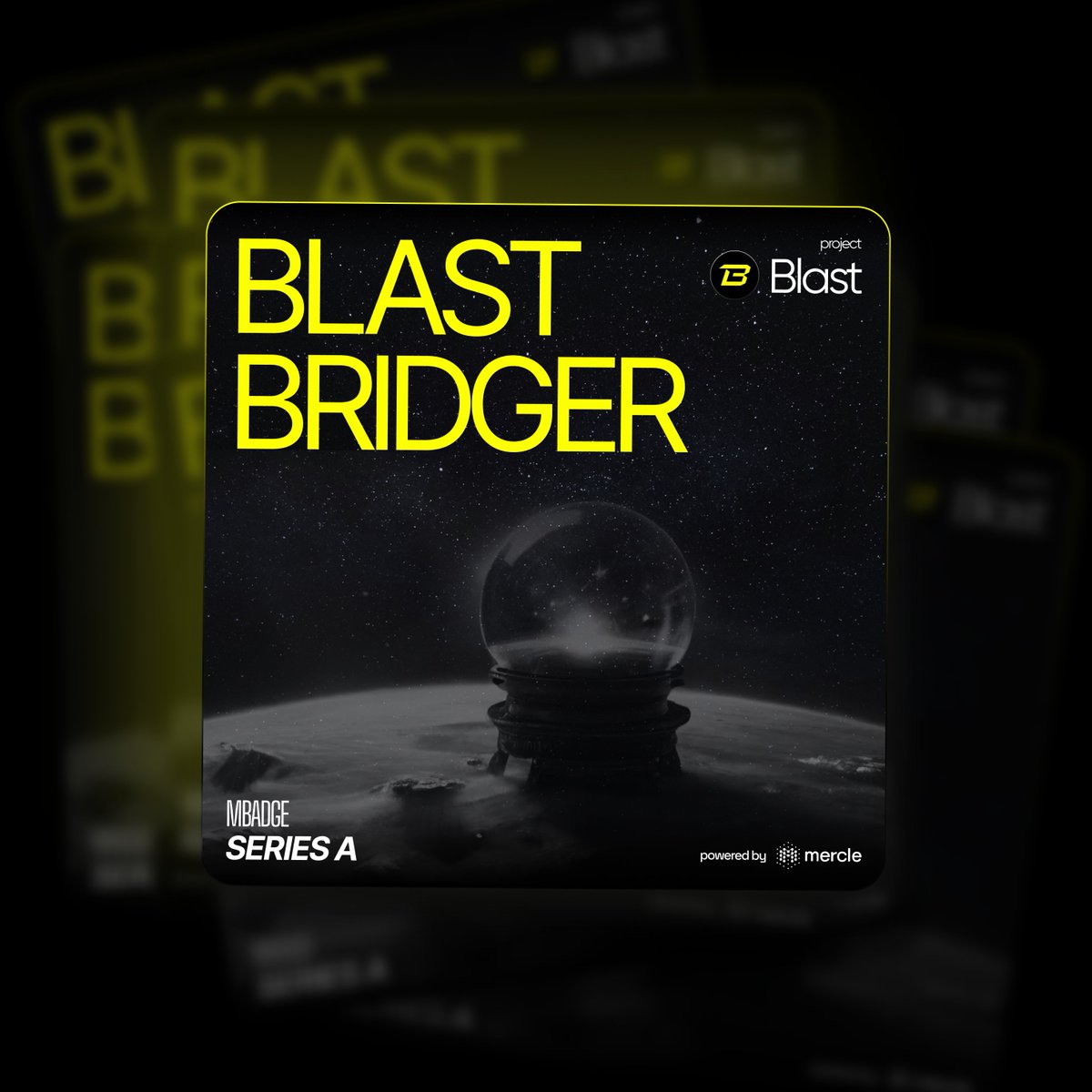 0xmercle's tweet image. 4100 Blast Bridger #MBADGES have already been collected.
claim yours at - app.mercle.xyz/blast

we have a series of such MBADGES that initiate your registration and participation in the Mercle testnet.
don't forget to check our previous announcement on MBADGES for more.