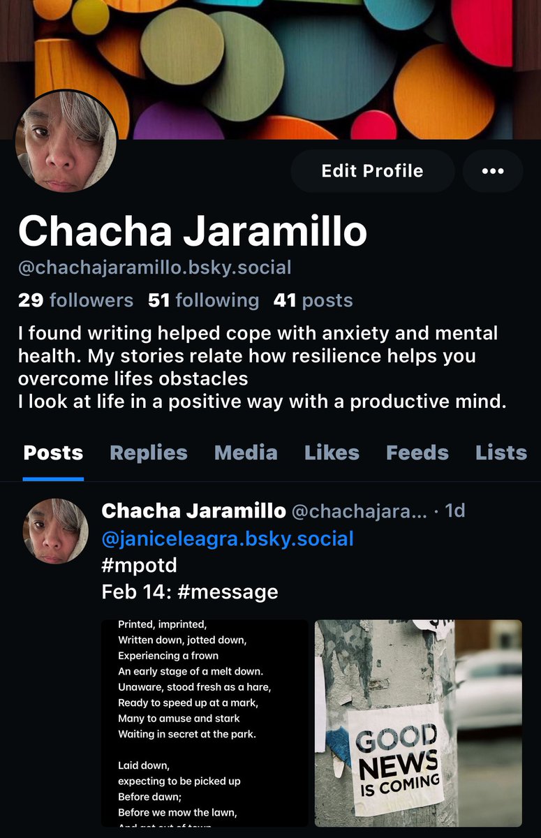 Check out my new poetry channel on
BLUESKY!
I explore poetry in a different way
Perhaps share my experience as 
a Tea Sommelier…☕️🫖🧉🪆🍵🧋

See you there!
😘