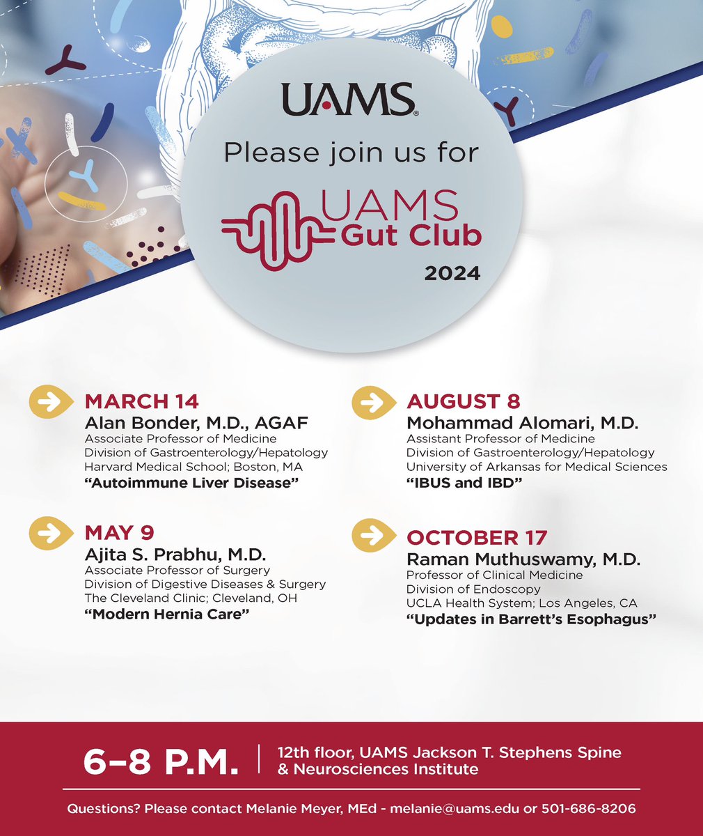 Mark your calendar and join us for Gut Club in 2024!