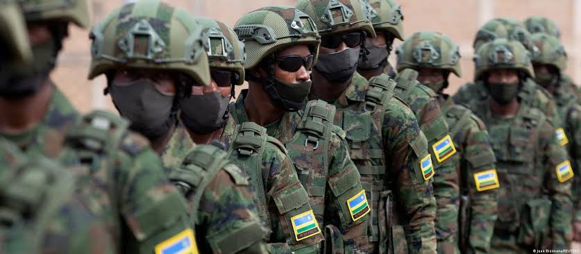 M23 rebels fighting for French and British interests in DRC.

Rwandan army fighting for Total Energies and Exxon Mobil ( French and USA) interests in Cabo Delgado

Important to note that the Rwandan army deployment to Mozambique was made possible by EU funding of  20 million
