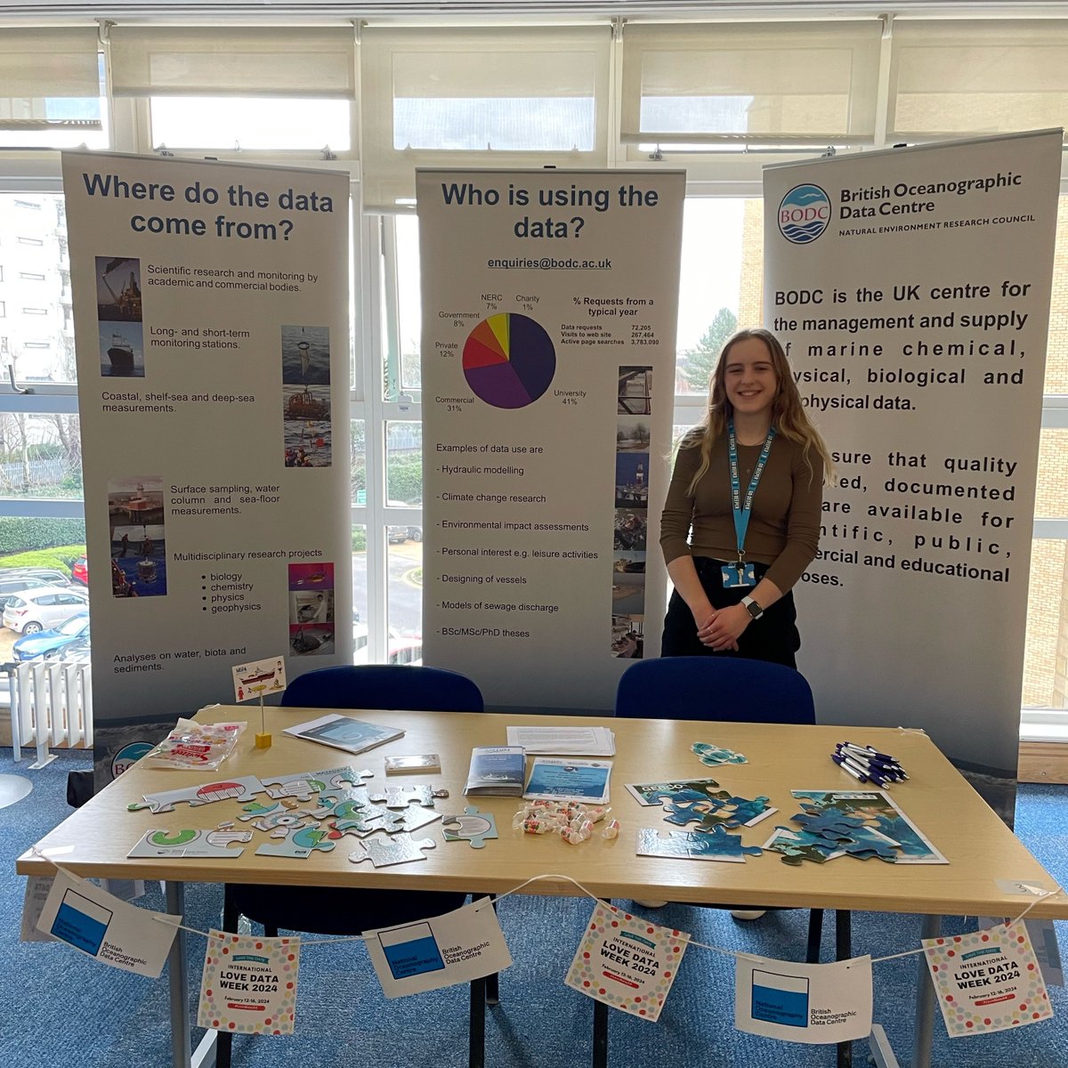 Yesterday we attended the @OceanEarthUoS Annual careers day at the NOC (@NOCnews) We discussed the role of a Marine Data Managers at BODC, the types of data we archive, and the importance of good data management practices! See noc.ac.uk/careers for future vacancies 📊🌊