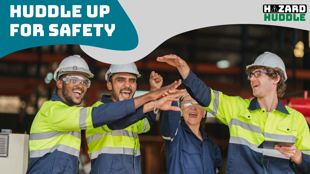 OSHA_DOL's tweet photo. ⚠️ A new challenge has dropped! ⚠️
Take the Hazard Huddle challenge to learn about workplace safety hazards from your workers and prioritize where to conduct a job hazard analysis. 
https://t.co/bpjxNVbKup

#SafeAndSoundAtWork https://t.co/0LOM1XbfdK
