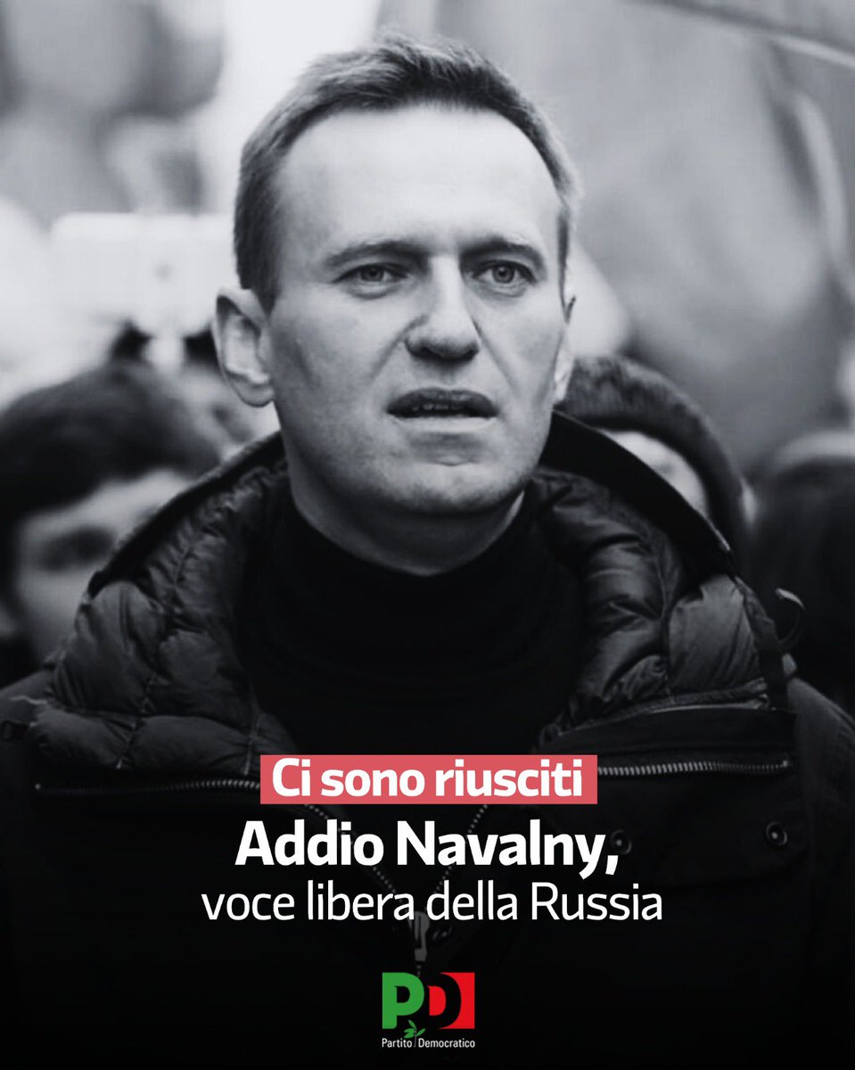 È morto in prigione Alexei #Navalny, ma resteranno vive le sue idee di democrazia e giustizia. Un'altra voce libera spezzata dal regime di #Putin.