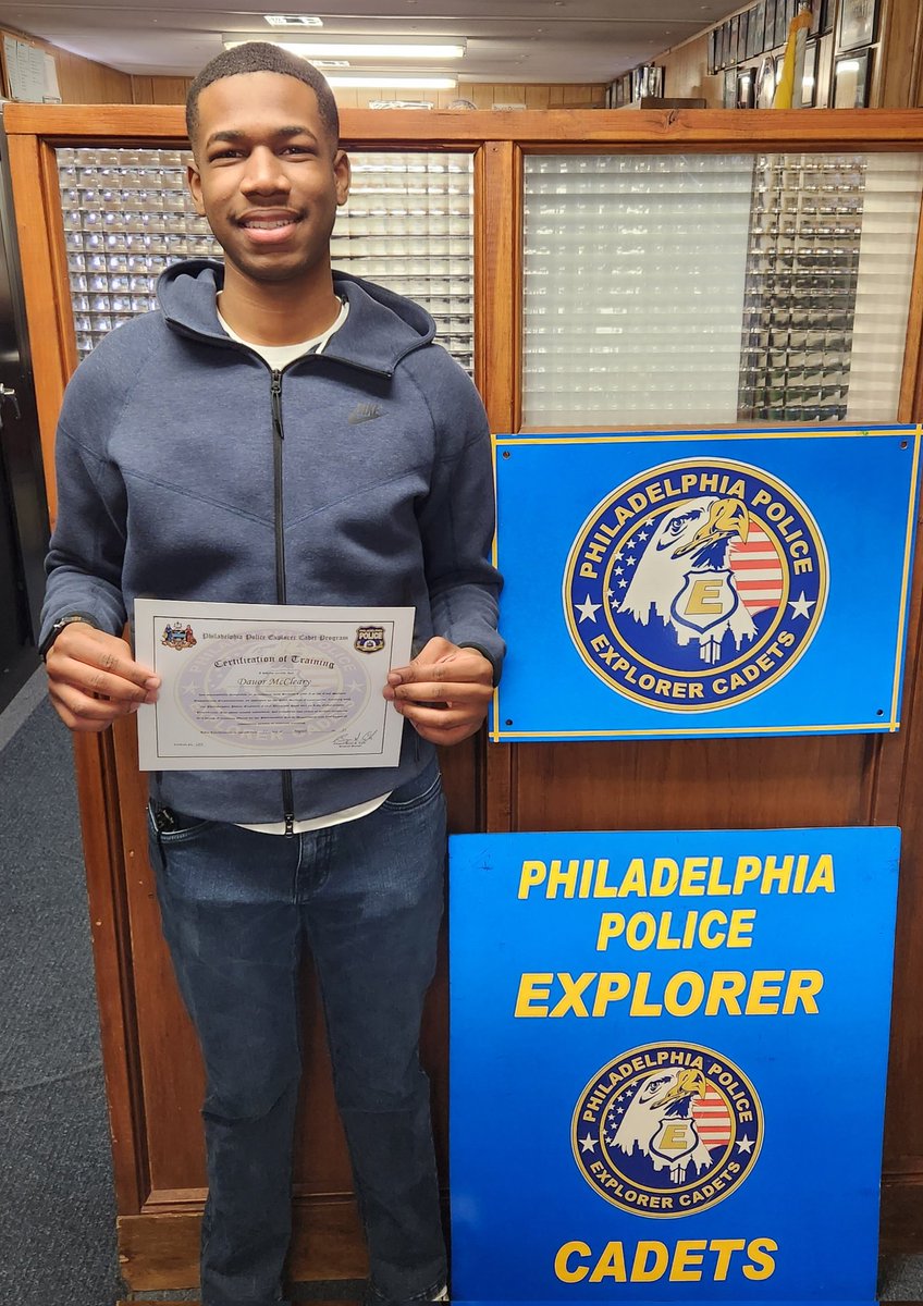 PPD Police Explorers (@ppdexplorers) on Twitter photo Congratulations to <a href="/PPDExplorers/">PPD Police Explorers</a> Captain McCleary who will be starting the Philadelphia Police Academy this week. McCleary has dedicated six years to the program with numerous hours in training & community service to <a href="/PhillyPolice/">Philadelphia Police Department</a>. Make a difference: Ppdexplorers.org Congratulations to <a href="/PPDExplorers/">PPD Police Explorers</a> Captain McCleary who will be starting the Philadelphia Police Academy this week. McCleary has dedicated six years to the program with numerous hours in training & community service to <a href="/PhillyPolice/">Philadelphia Police Department</a>. Make a difference: Ppdexplorers.org