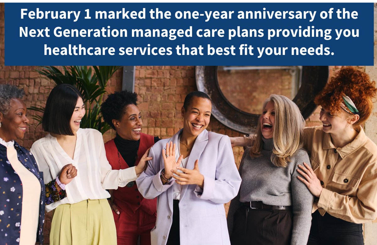 February 1 marked the one year anniversary of the Next Generation managed care plans providing you healthcare services that best fit your needs. If you have questions about your plan or benefits, visit ohiomh.com/resources/next…