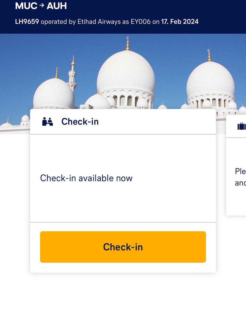 schuon's tweet photo. How about code-sharing means also integration of services? Online checkin not possible in 2024 despite the app showing @lufthansa @etihad https://t.co/SoWWfs4lpV