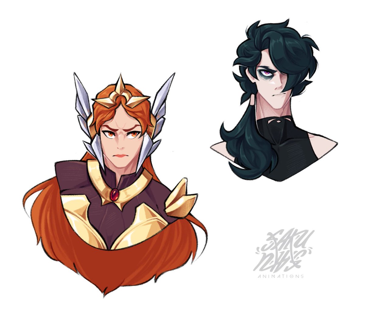 SakuraArt8's tweet photo. #Hwei and #Leona
#leagueofegends #LeagueOfLegendsFanArt #fanart #sketch #icon #icons #procreate #ArtsOfLegends #doodle https://t.co/6aCFFI0xDz