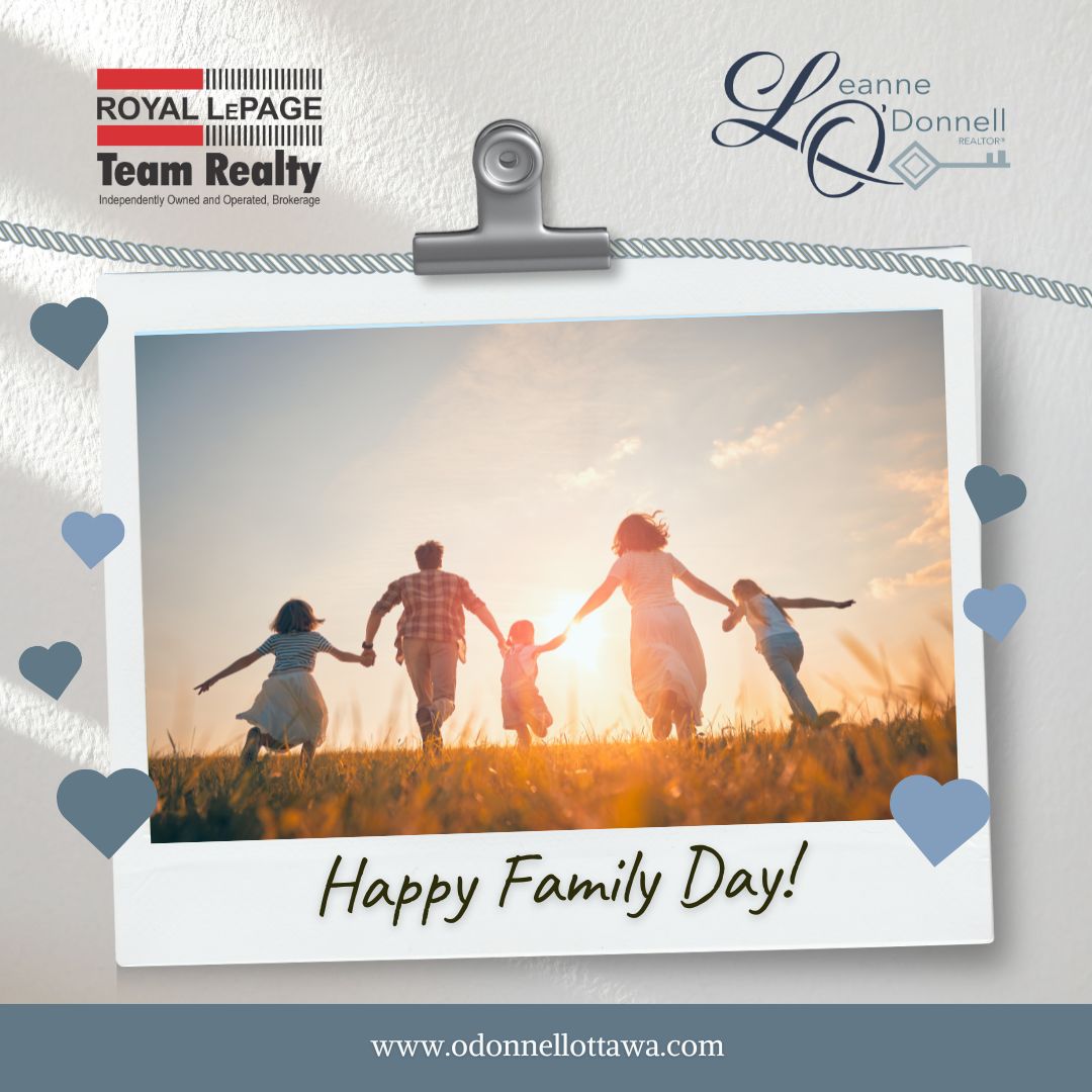 Happy Family Day to all the beautiful families out there!  Wishing you a day filled with togetherness and happiness. 💖 #FamilyDay #CherishedMoments #LoveAndLaughter #RoyalLepageTeamRealty #FamilyFirst #HomeIsWhereTheHeartIs #MakingMemories #FamilyGoals