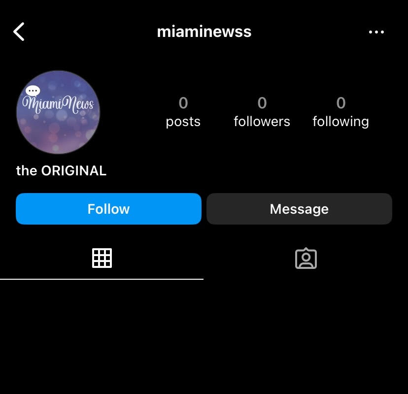 follow the new page MiamiNewss