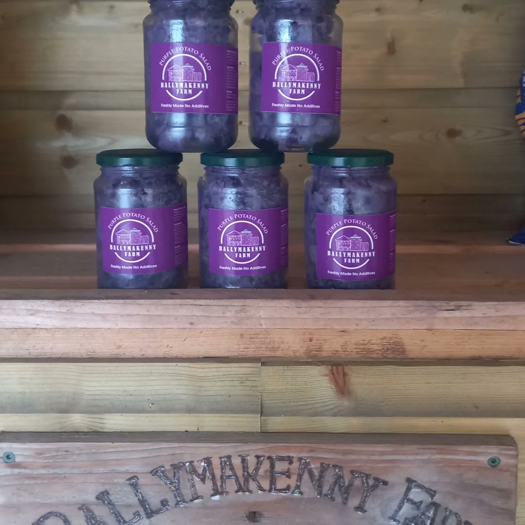 BallymakennyF's tweet photo. #SpudShack is open tomorrow from 10am - 4pm.
Spuddies, Seasonal Veg and our Purple Potato Salad ready and waiting ๐ #ballymakennyfarm
A92 V30Y https://t.co/IXftrnqUPI
