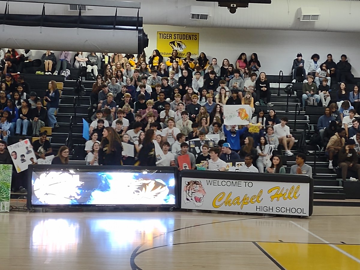 It's Game Day at Chapel Hill High School. Go Tigers!