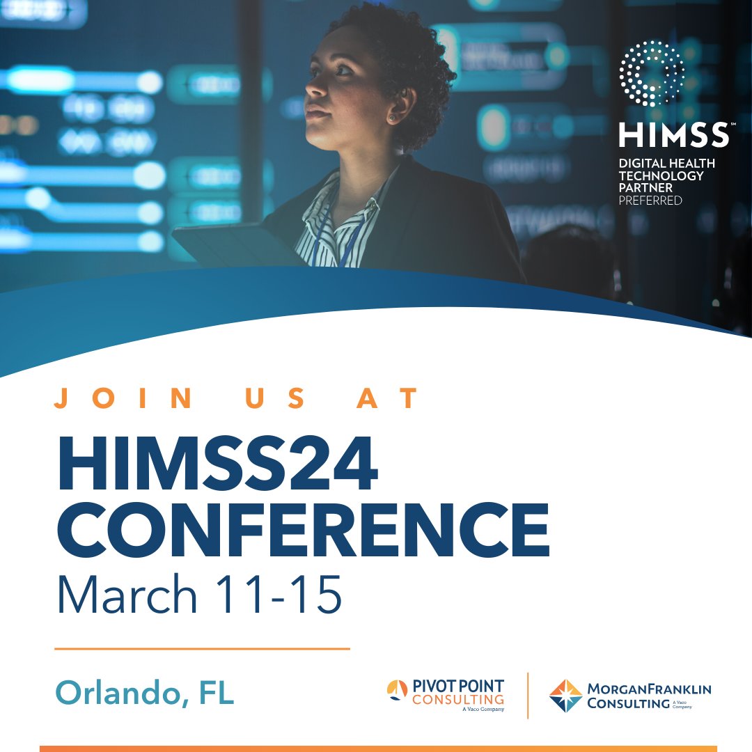 pivotpc's tweet image. Planning your @HIMSS agenda? Make sure to find time to stop by our Hospitality Lounge on Tuesday, March 12th and Wednesday, March 13th! Set up a meeting below. resources.pivotpointconsulting.com/ppc-himss24-ev…

#HIMSS24 | #healthcareIT | #healthcare | #healthtech