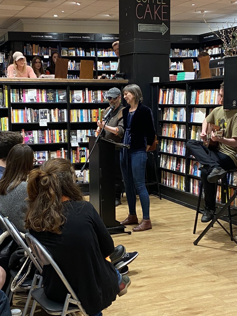 Got a bit of music tonight for our open mic! #bristol #writeon #bookshop #amwriting #amsinging