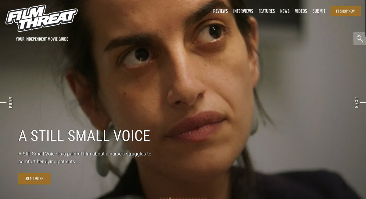 FilmThreat's tweet photo. "…Mati struggles immensely to make sense of this bleak world she sees." Ben Shehadi finds A Still Small Voice to be sincere.
https://t.co/oVX5H7GA7q #SupportIndieFilm #AStillSmallVoice #Documentary https://t.co/NPPpv7UiGU